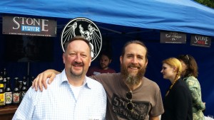 Matthias mit Greg Koch, CEO der Stone Brewing Company